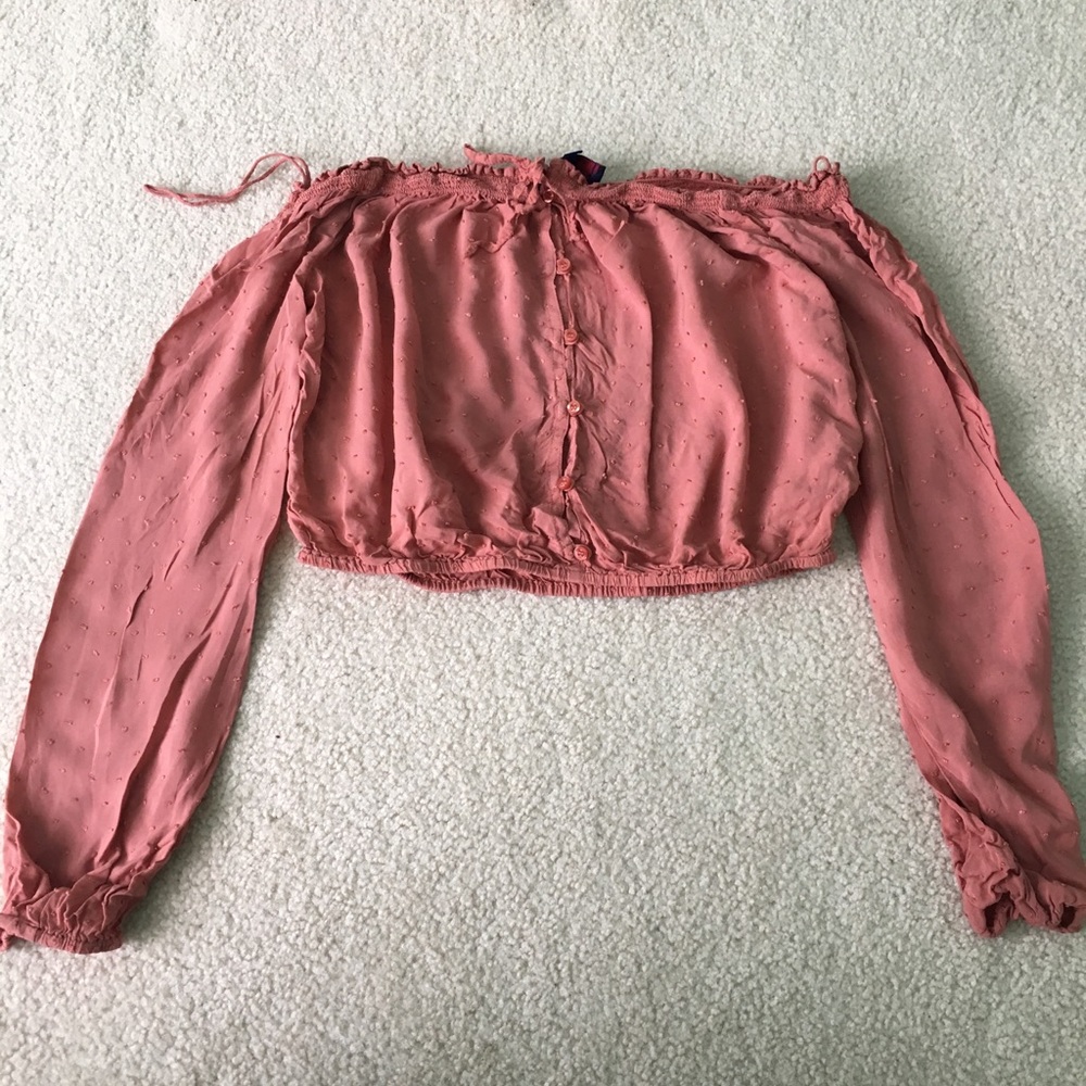 NWOT Aeropostale off the shoulder crop top